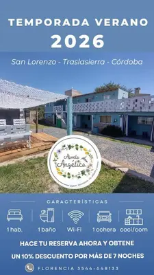 a sign in front of a building at Abuela Angélica in San Lorenzo