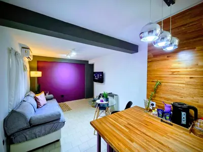 a living room with a couch and a table at Casa Morada in Cordoba