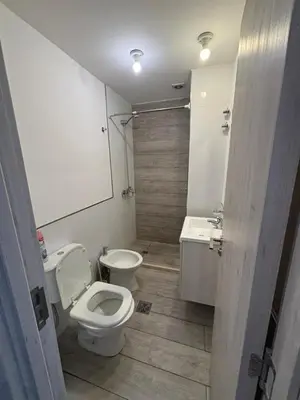 a bathroom with a toilet and a sink at Calma Urbana in Cordoba