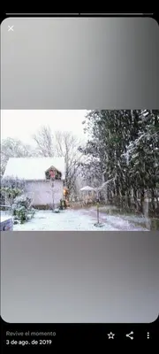 a picture of a house with snow on it at Tenderete in Villa General Belgrano