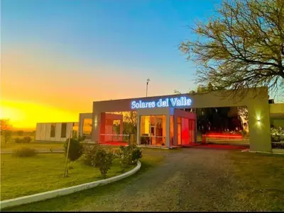 a building with a sign that reads saurer old value at Casa en Merlo in Cañada La Negra
