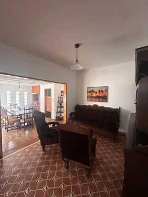 a living room with a couch and chairs and a table at Casa del centro in Villa del Dique