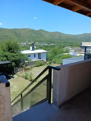 a view from the balcony of a house at La Soñada in Villa Independencia