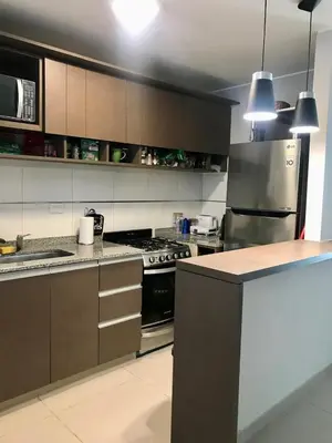 a kitchen with stainless steel appliances and a stove at NUEVA CORDOBA, Zona PLAZA ESPAÑA PARQUE SARMIENTO in Cordoba