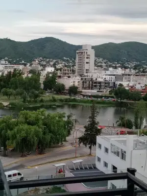 a view of a city with a river at Departamento en Veneto 4 u 8 in Villa Carlos Paz