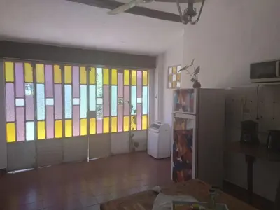 a room with a bunch of stained glass windows at El Rincón Bucólico in Cordoba