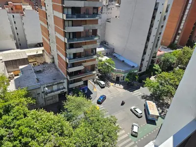 an overhead view of a city street with buildings at Nueva Córdoba 3 personas 1 Dormitorio con Balcón in Cordoba
