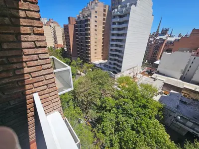 an aerial view of a city with tall buildings at Nueva Córdoba 3 personas 1 Dormitorio con Balcón in Cordoba