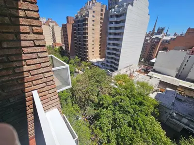 an aerial view of a city with tall buildings at Nueva Córdoba 3 personas 1 Dormitorio con Balcón in Cordoba