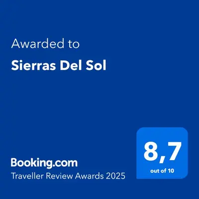a blue screen with the text emailed to serinas del sol at Sierras Del Sol in Villa Carlos Paz