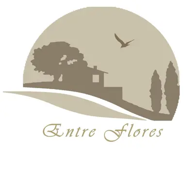 an image of a house with trees and a bird at Entre Flores in Los Hornillos