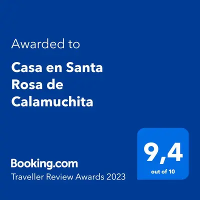 a screenshot of a cell phone with the text awarded to casa en santa at Casa en Santa Rosa de Calamuchita in Santa Rosa de Calamuchita