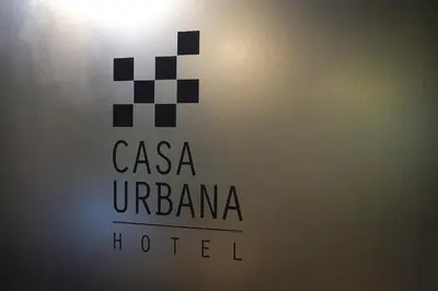 a close up of the csa ukraine hotel logo at Casa Urbana Hotel in Cordoba