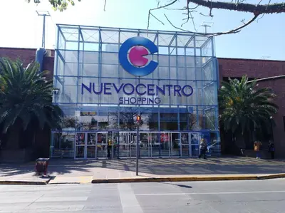 a building with a sign on the side of it at Apartamento Nuevo Centro in Cordoba