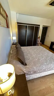a bedroom with a large bed in a room at Complejo Riro Namaste in San Antonio de Arredondo