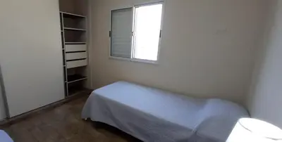 a small bedroom with a bed and a window at ALTOS DEL MOLLE en VCP predio con solo 2 cabañas in Villa Carlos Paz