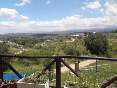a view from the balcony of a house at Departamento Estancia Vieja 74 PB in Estancia Vieja