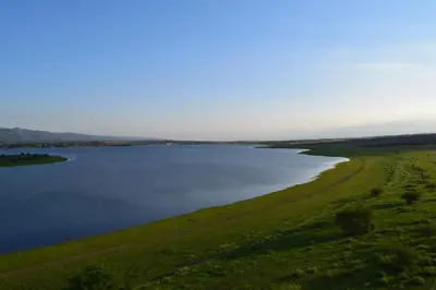 an aerial view of a large body of water at Puerto del Águila Departamentos sobre el Lago - The View Luxury Aparts in Potrero de Garay