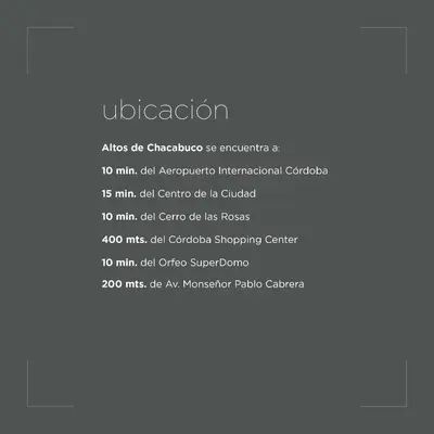 a screenshot of a page of a document at Altos de Chacabuco Planta Baja Apartamento exclusivo premium con cochera gratis in Cordoba