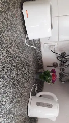a bathroom with a toilet and a phone and flowers at Apartamentos Santa Rosa 2 B T1 in Cordoba