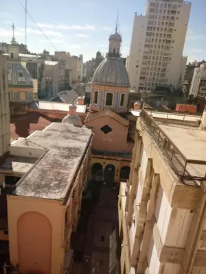 an aerial view of a city with buildings at Departamento Ripozi Centro muy luminoso in Cordoba