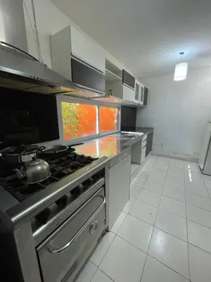 a kitchen with a stove and a counter top at Alondra Apart in Villa Cura Brochero