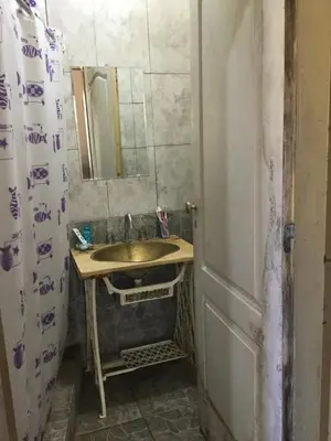 a bathroom with a sink and a mirror at Las zarinas 1 in Trapiche