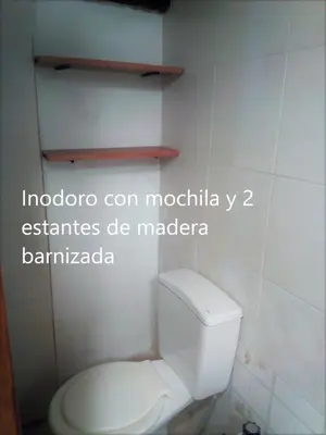 a bathroom with a white toilet in a room at Amplio 2 Dormitorios en Cofico in Cordoba