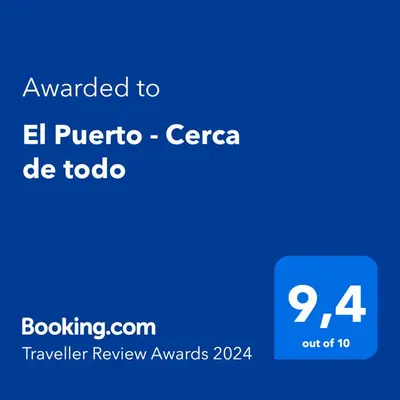 a screenshot of a cell phone with the text awarded to el puerto creaza at El Puerto - Cerca de todo in Cordoba