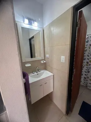 a bathroom with a sink and a mirror at HERMOSA CASA 2 DORMITORIOS EN POTRERO DE GARAY in Potrero de Garay