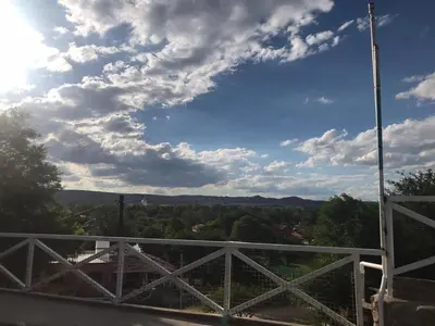 a view of the sky from a bridge at Departamentos la Familia NONO in Nono