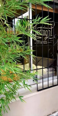 a window with a black iron grate at Bucanaan hostel boutique in Cordoba