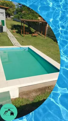 an image of a swimming pool in a backyard at Casa Tio Molina in Bialet Massé