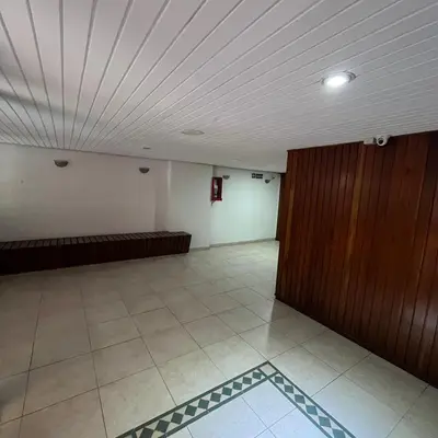 a large empty room with a white floor and a ceiling at Pueyrredon 40, Nueva Cordoba in Cordoba