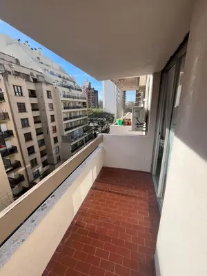 a balcony with a view of a city at Chile 210, Nueva Cordoba in Cordoba