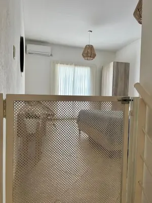 a bathroom with a shower with a glass door at Depto 8 - Villa Carlos Paz in Villa Carlos Paz
