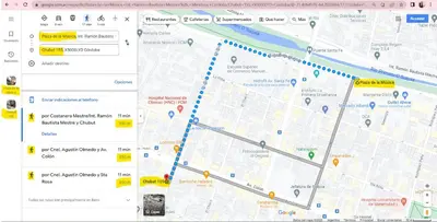 a screenshot of a google mapsktopktopktopktopktopktopktop at Departamento Alberdi Completo con Cochera in Cordoba