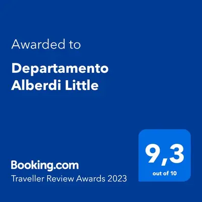 a blue screen with the text awarded to dementia alberpatient little at Departamento Alberdi Little in Cordoba