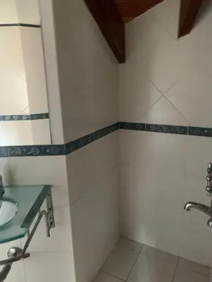 a bathroom with a sink and a shower at categoria a 1 cuadra plaza espana in Cordoba