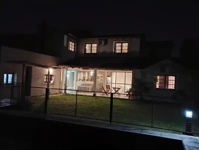 a house at night with its lights on at Casa Lucerna in Cordoba