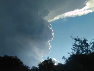a cloud formation in the sky at Alto de Balcon B in Tanti