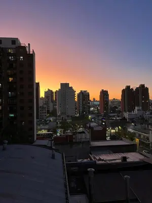 a view of a city skyline at sunset at NUEVA CÓRDOBA - Vélez Sarsfield cerca del Allende y Oulton in Cordoba