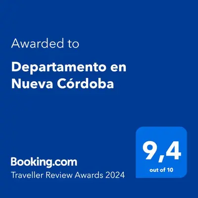 a blue text box with the words explained to pentamerica en nucaya at Departamento en Nueva Córdoba in Cordoba