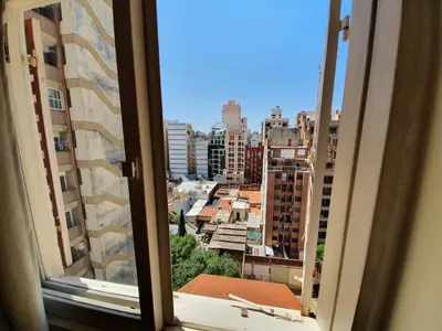 a view of a city from a window at Dpto Cordoba Capital in Cordoba