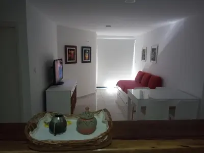 a living room with a couch and a table at Tranquilidad, privacidad y relax in Cordoba