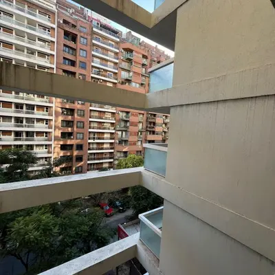 an aerial view of a building with tall buildings at Mairea II bis in Cordoba