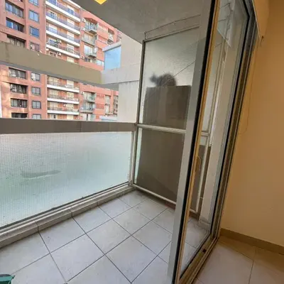 a balcony with a view of a building at Mairea II bis in Cordoba