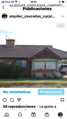 a screenshot of a webpage of a house at Aldea de Montaña ,La Pichuca in Carpintería