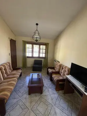 a living room with a couch and a television at Casa céntrica en calle CB 297 in Villa Carlos Paz