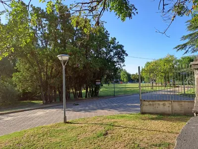 a street light in the middle of a park at PARQUE DEL SIERRAS in Alta Gracia